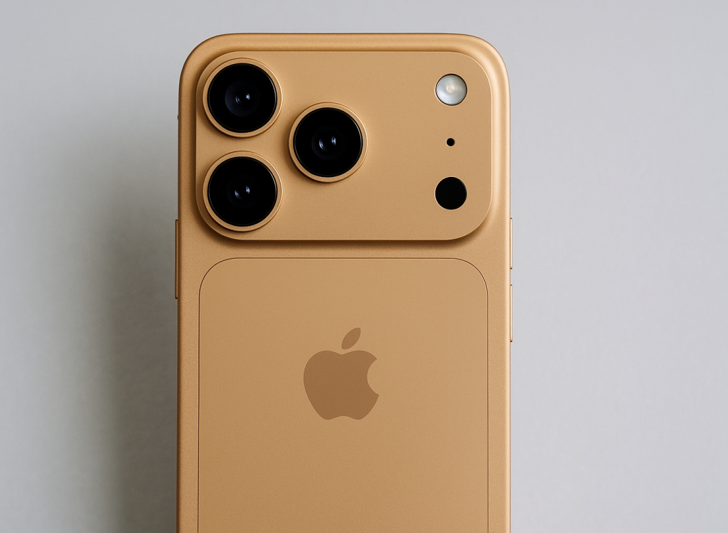 ChatGPT Image Jul 20, 2025, 07_25_29 PM All color options of Apple iPhone 17 Pro arranged side by side on a dark background